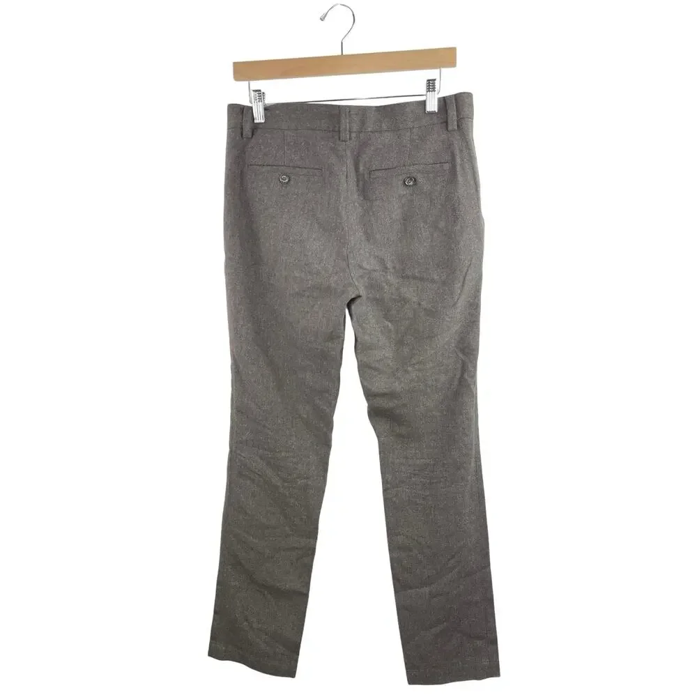 Banana Republic Aiden Men's Gray Wool Straight Leg Trouser Dress Pants Size 32